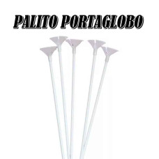 PALITO PORTA GLOBO COLOR BLANCO