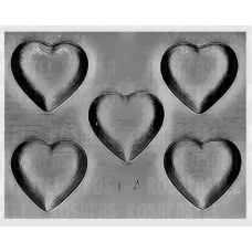 PLACA PARA BOMBON/SOUVENIR CORAZONES GRANDES Nº701 PLASTICHOK