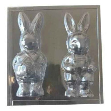 PLACA FIGURA CONEJO CON JARDINERO 2058