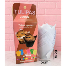 TULIPAS DE PAPEL BLANCA (MPACK) x50 TULPL12 TULIPAS DE PAPEL BLANCA (MPACK) x50 TULPL12