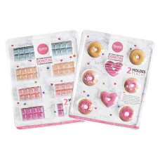 SET PLACA PARA CHOCOLATINES Y DONAS PARPEN x2 SPDC