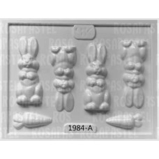 PLACA FIGURA CONEJITOS Y ZANAHORIAS N°1984 PLASTICHOK