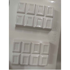 PLACA PARA BOMBON/SOUVENIR TABLETA DE CHOCOLATE MEDIANA Nº908 PLASTICHOK