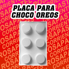 PLACA PARA BOMBON/SOUVENIR DEPORTES PARA BAÑAR OREOS Nº1407 PLASTICHOK