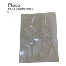 PLACA PARA CHUPETIN CONEJO OREJON Nº2602 ALCIRA