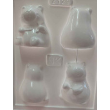 PLACA PARA BOMBON/SOUVENIR CAPIBARA/CARPINCHO CORPOREO 2129 A PLASTICHOK