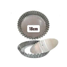 PASTAFROLA DESFONDABLE HOJALATA  18cm x1 R.C