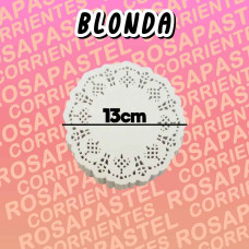 BLONDA REDONDA 13 CM x100 BLONDA REDONDA 13 CM x100