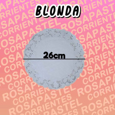 BLONDA REDONDA 26 CM x100 BLONDA REDONDA 26 CM x100