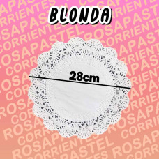 BLONDA REDONDA 28 CM x100 BLONDA REDONDA 28 CM x100