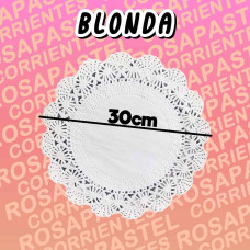 BLONDA REDONDA 30 CM x 100 BLONDA REDONDA 30 CM x 100