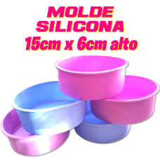 MOLDE SILICONA TORTERA MEDIANA 15cm x 5.5cm