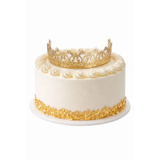 TIARA PRINCESA METAL DORADA ECONOMICA X1 DC741