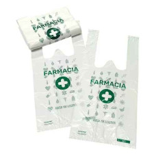 BOLSA CAMISETA 30x40 FARMACIA