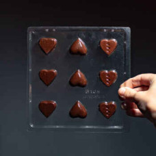 PLACA PARA BOMBON/SOUVENIR ECONOMICA CORAZONES SURTIDO NºB105 LA REPOSTERA