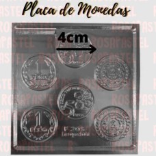 PLACA PARA BOMBON/SOUVENIR MONEDAS DE CHOCOLATE F205 LA REPOSTERA