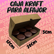 CAJA ALFAJOR KRAFT 20x12x5