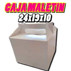 CAJA MALETIN TAKE AWAY BLANCA 24x19x10