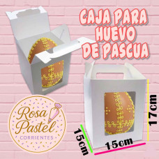 CAJA C/VISOR HUEVO 15X15X17