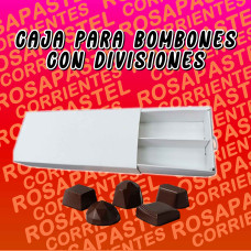 CAJA BOMBON 10/12 DIVISION 8x19x3.5