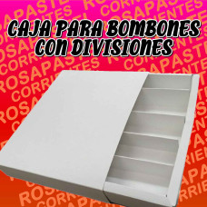 CAJA BOMBON 20/25 DIVISION 21x17x3.5