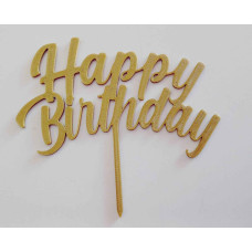 TOPPER HAPPY BIRTHDAY GDE 3D