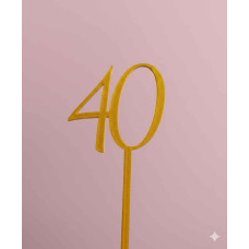 TOPPER DORADO 40 3D TOPPER DORADO 40 3D