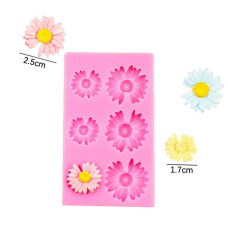 MOLDE SILICONA 3 Y 3 MARGARITA