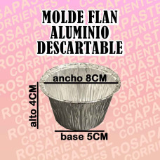 MOLDE FLAN ALUMINIO V130