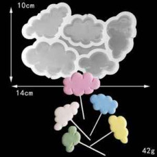 MOLDE SILICONA 5 NUBES