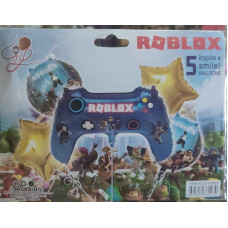 KIT GLOBOS DECO ROBLOX 5 PIEZAS x1 GY-6023