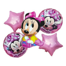 KIT GLOBOS PERSONAJE MINNIE BABY 5PC x1 ILC2511-009 KIT GLOBOS PERSONAJE MINNIE BABY 5PC x1 ILC2511-009