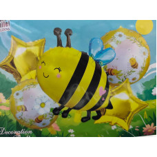KIT GLOBOS ABEJITA 5 PIEZAS x1 25YLX0209 KIT GLOBOS ABEJITA 5 PIEZAS x1 25YLX0209