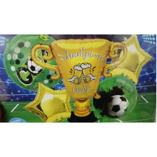 KIT GLOBO TROFEO/ PELOTA/ESTRELLA x1 5 PIEZAS SU-323 KIT GLOBO TROFEO/ PELOTA/ESTRELLA x1 5 PIEZAS SU-323