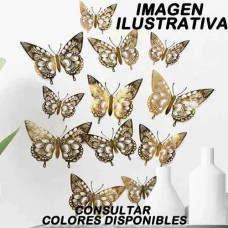 APLIQUE MARIPOSA METALIZADA ADORNO 3D PARA TORTAS APLIQUE MARIPOSA METALIZADA ADORNO 3D PARA TORTAS