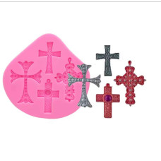 MOLDE SILICONA 4 CRUCES