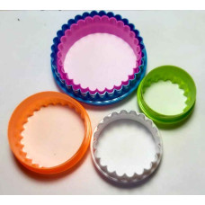 SET X 5 CORTANTE PLASTICO REDONDO 