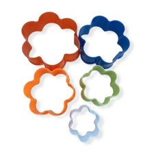 SET 5 CORTANTES FLOR PLASTICO SET 5 CORTANTES FLOR PLASTICO