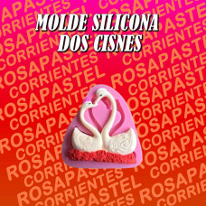 MOLDE SILICONA 2 CISNES