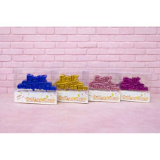 VELA PINCHE FRASE FELIZ CUMPLEAÑOS VARIOS COLORES