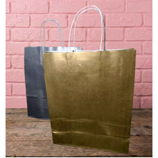 BOLSA C/MANIJA PLATEADA 22x10x30 BOLSA C/MANIJA PLATEADA 22x10x30