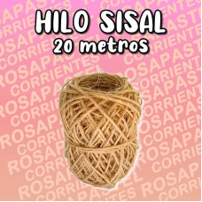 HILO SISAL CLASICO NATURAL 2mm 20mt