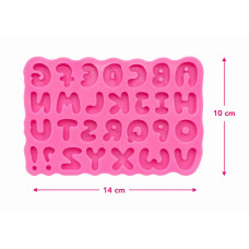 MOLDE SILICONA LETRAS ABECEDARIO REDONDO SIMBOLO MOLDE SILICONA LETRAS ABECEDARIO REDONDO SIMBOLO