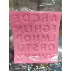 MOLDE SILICONA ABECEDARIO LETRA REDONDO