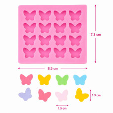 MOLDE SILICONA 16 MINI MARIPOSAS