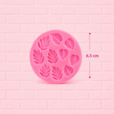 MOLDE SILICONA 10 MINI HOJAS