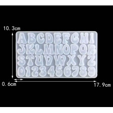 MOLDE SILICONA LETRAS 2cm