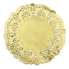 BLONDA REDONDA 10 CM DORADA x50 BLONDA REDONDA 10 CM DORADA x50