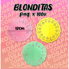 BLONDA 12cm x100 (ROSA) BLONDA 12cm x100 (ROSA)