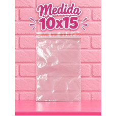 BOLSA CIERRE ZIPLOC 10x15 (50 uni)